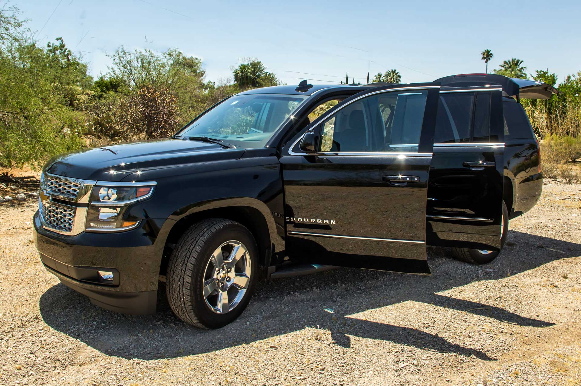 Secure Transport Services - Black Chevrolet Suburban